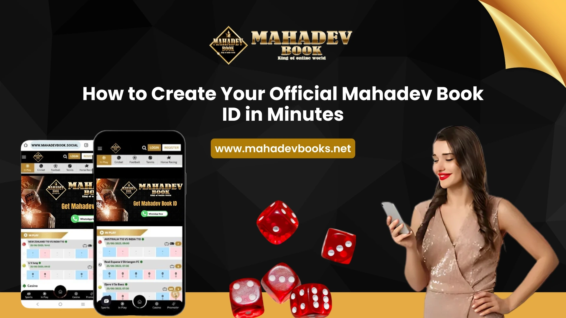How to create mahadevbook id