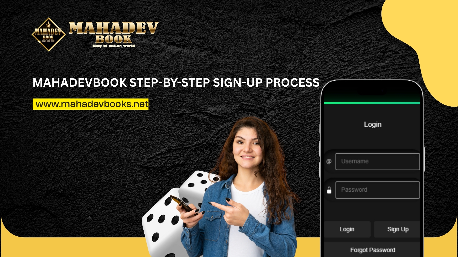 Mahadev book step by step sign up process