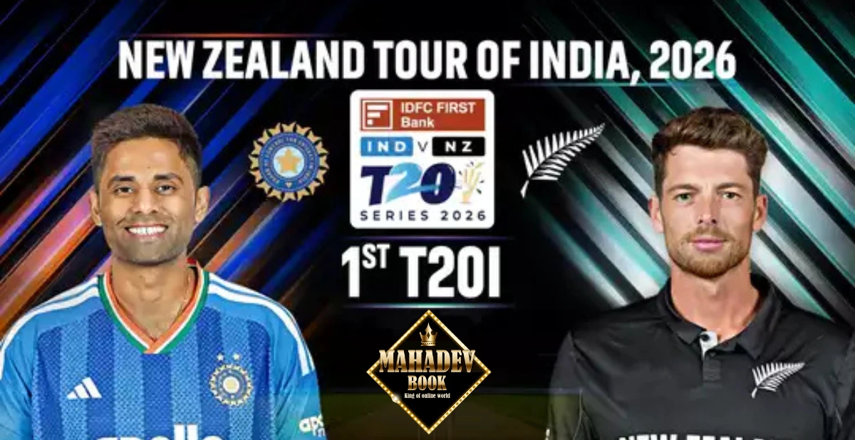Get Mahadev Book ID for India vs New Zealand T20I Cricket Betting