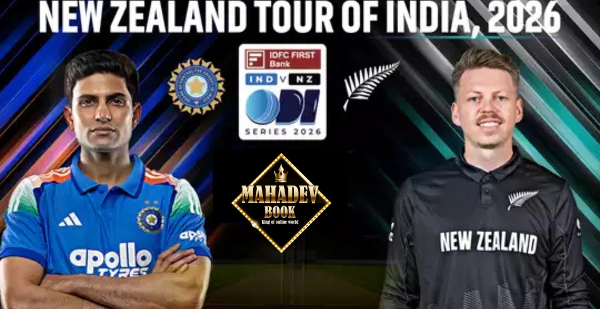 Get Mahadev Book ID for India vs Newzeland ODI Cricket Betting