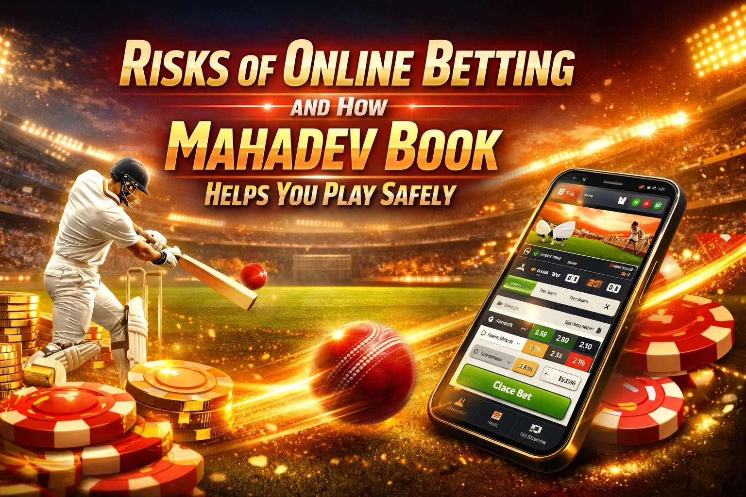 Risks of Online Betting and How Mahadev Book Helps You Play Safely